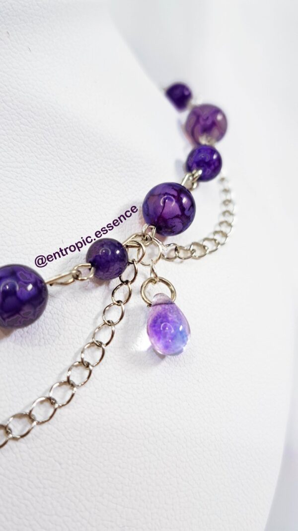 Halskette Purple Star – Bild 2